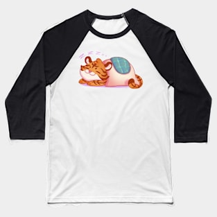 Napping tiger Baseball T-Shirt